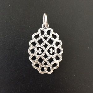 Pandora - Shimmering Lace Necklace Charm